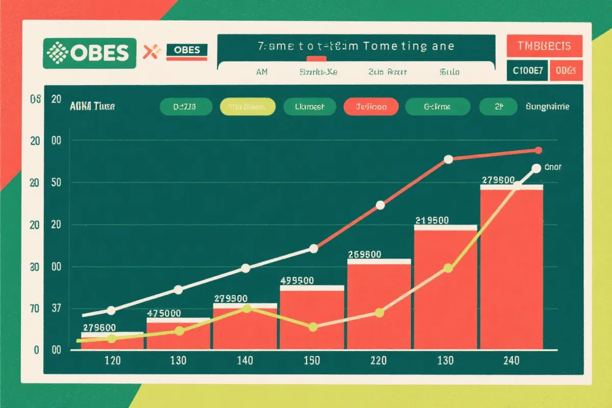 赔率趋势与数据说明示意图